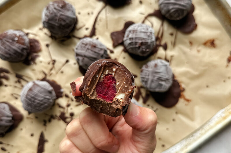 Cherry Garcia Brownie Bites